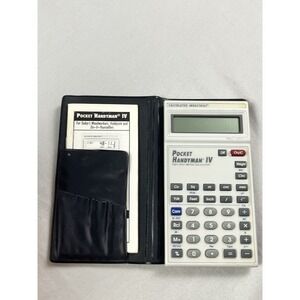 Pocket Handyman IV Calculator Feet Inch Metric 8545 w/Cover & Insert - Works